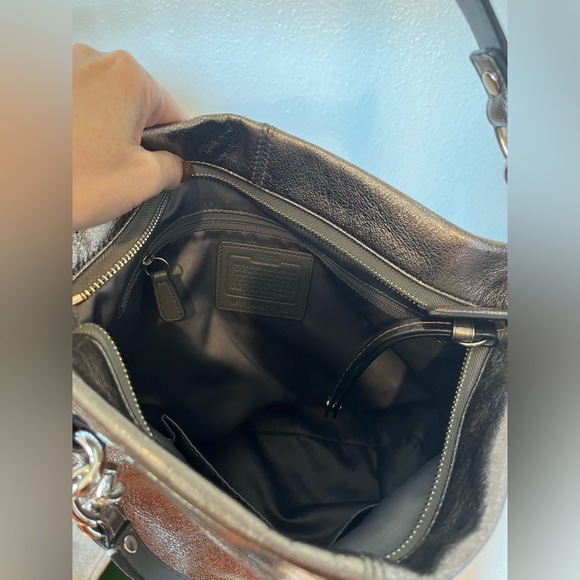Coach Brooke Metallic Hobo Shoulder Bag - Picture 4 of 7